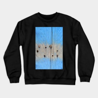 Blue Wood Abstract Crewneck Sweatshirt